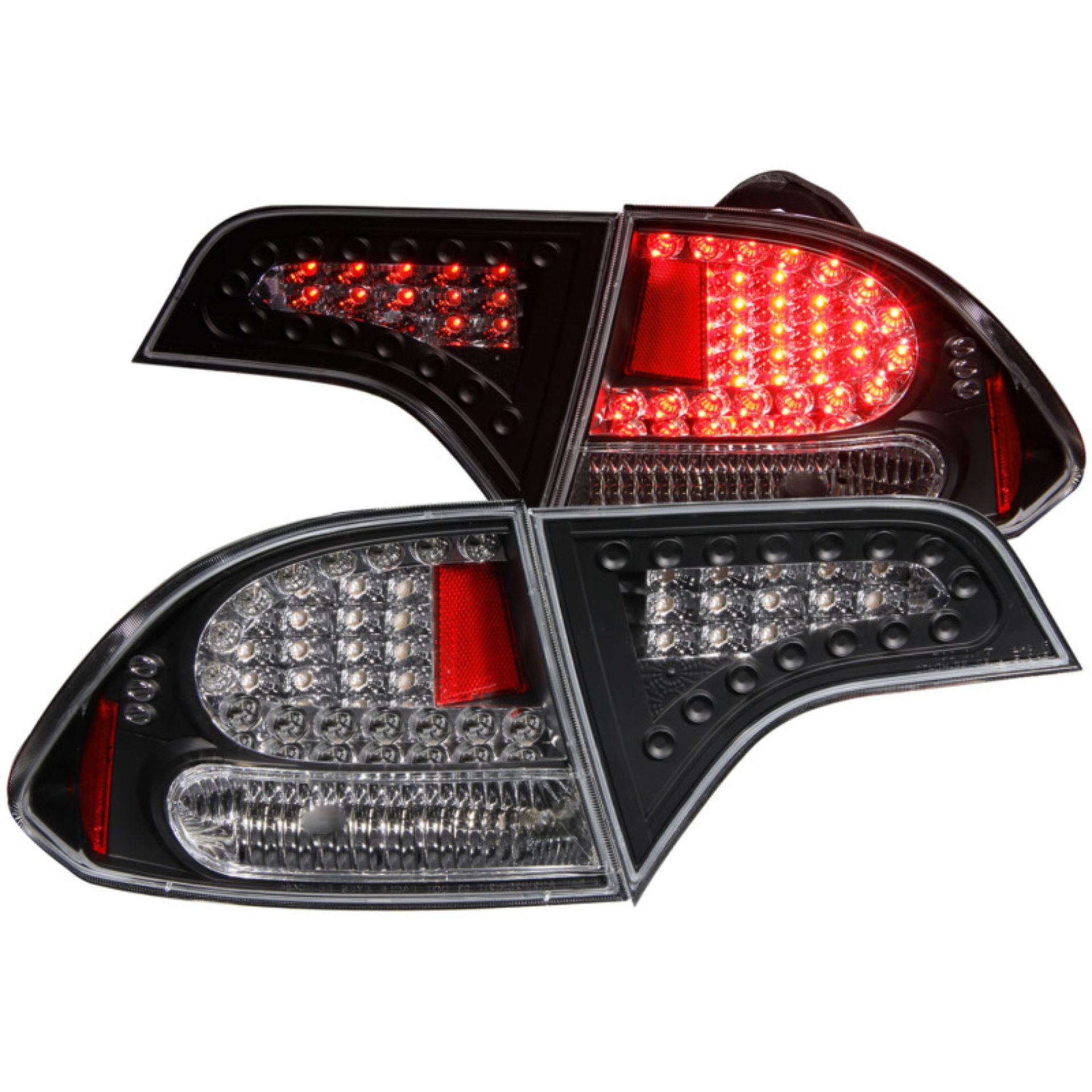 Picture of ANZO 2006-2011 Honda Civic LED Taillights Black