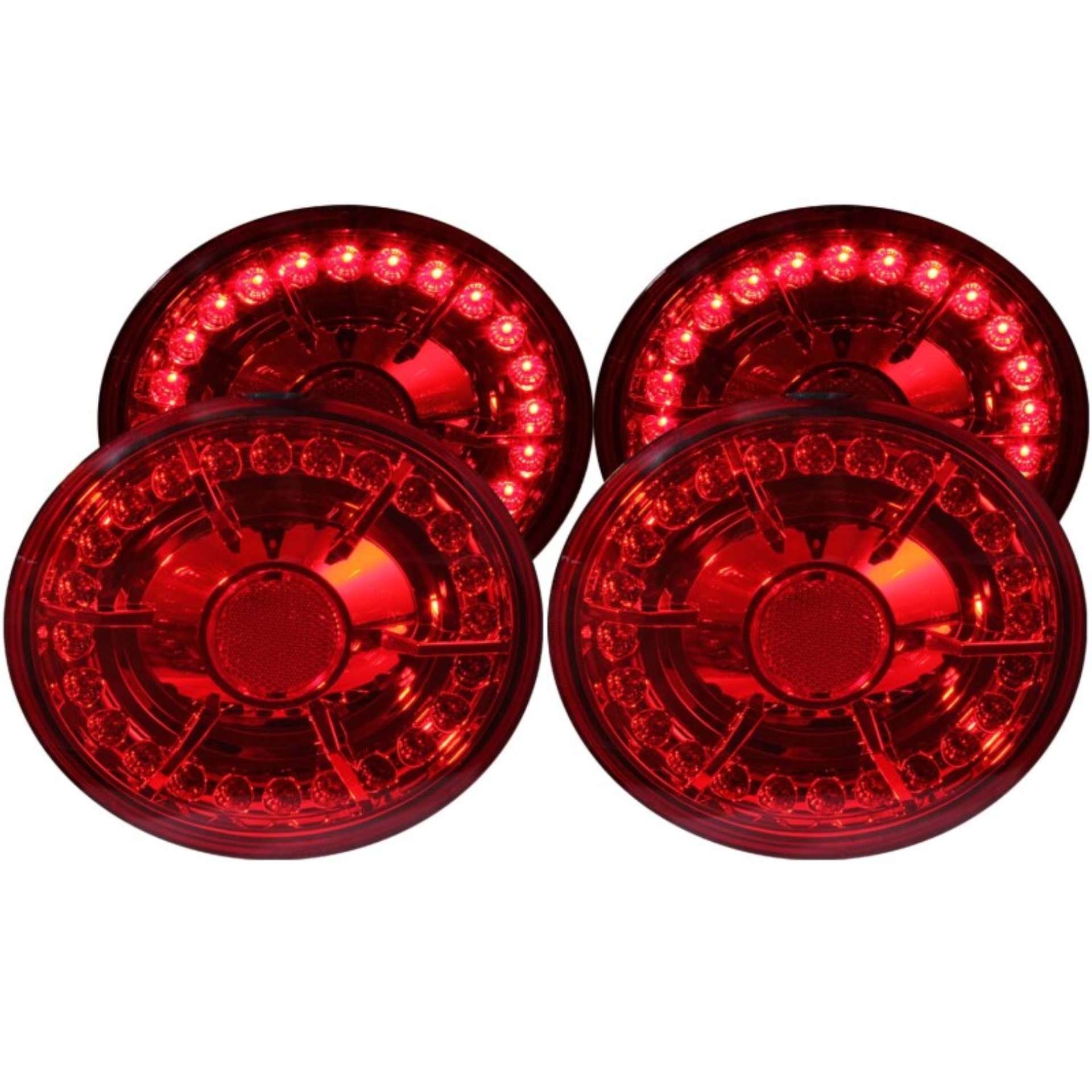 Picture of ANZO 2005-2010 Chevrolet Corvette LED Taillights Red 4pc