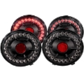 Picture of ANZO 2005-2010 Chevrolet Corvette LED Taillights Black 4pc