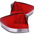 Picture of ANZO 2008-2011 Ford Focus LED Taillights Red/Clear