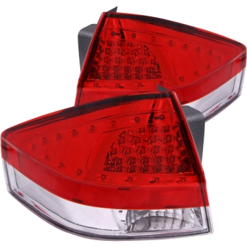 Picture of ANZO 2008-2011 Ford Focus LED Taillights Red/Clear