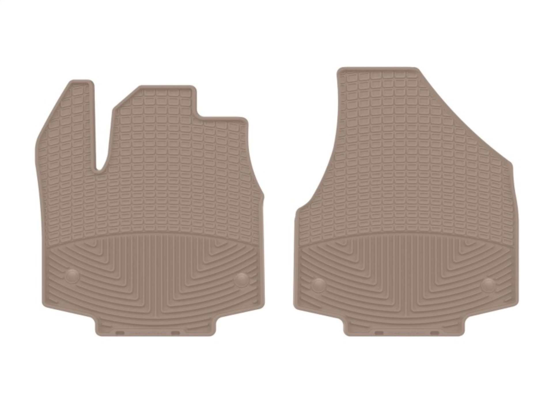 Picture of WeatherTech 17-27 Chrysler Pacifica Front All-Weather Floor Mats 1st Row - Tan