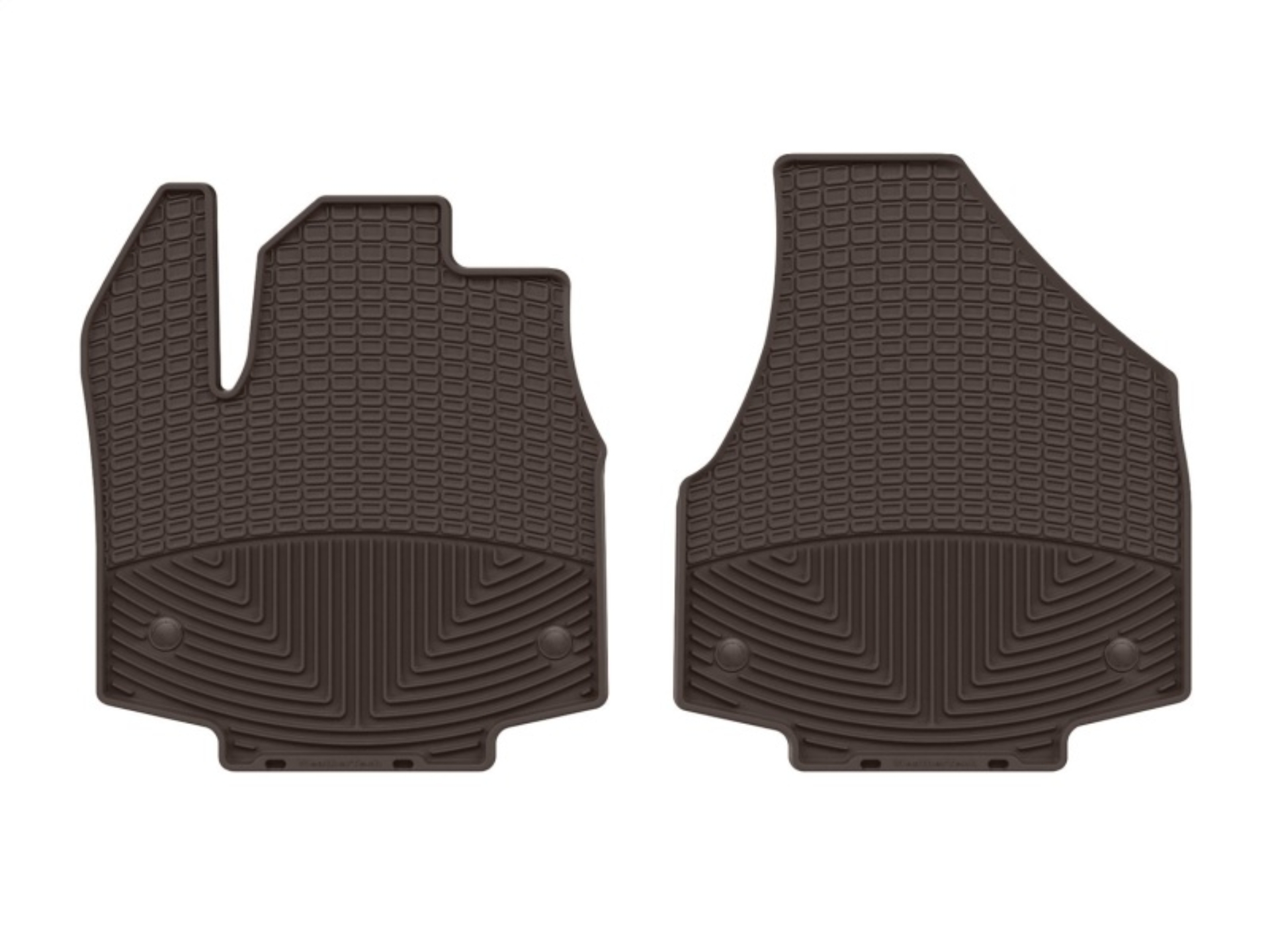Picture of WeatherTech 17-27 Chrysler Pacifica Front All-Weather Floor Mats 1st Row - Cocoa