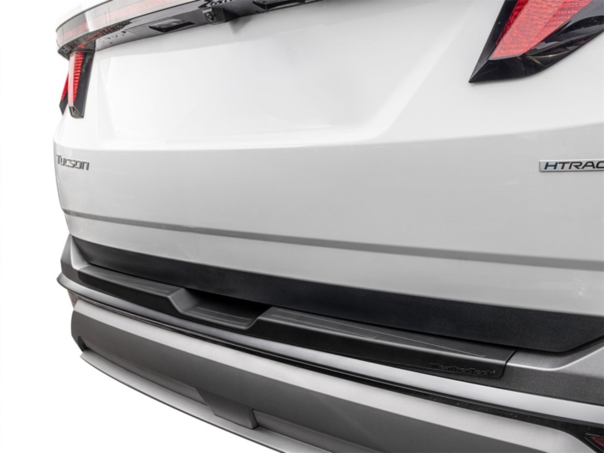 Picture of WeatherTech 22-26 Hyundai Tucson (Excl. Hybrid) BumperTopper Behind 2nd Row - Black
