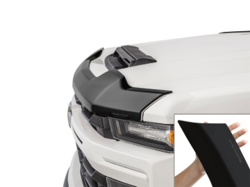 Picture of WeatherTech 20-26 Chevy Silverado 2500HD/3500HD Hood Hood Skin Protector - Matte Black