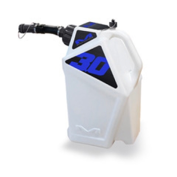 Picture of Matrix Concepts M3 0.3 Gallon Utility Can White-Blue