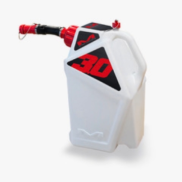 Picture of Matrix Concepts M3 0.3 Gallon Utility Can White-Red