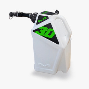 Picture of Matrix Concepts M3 0.3 Gallon Utility Can White-Green