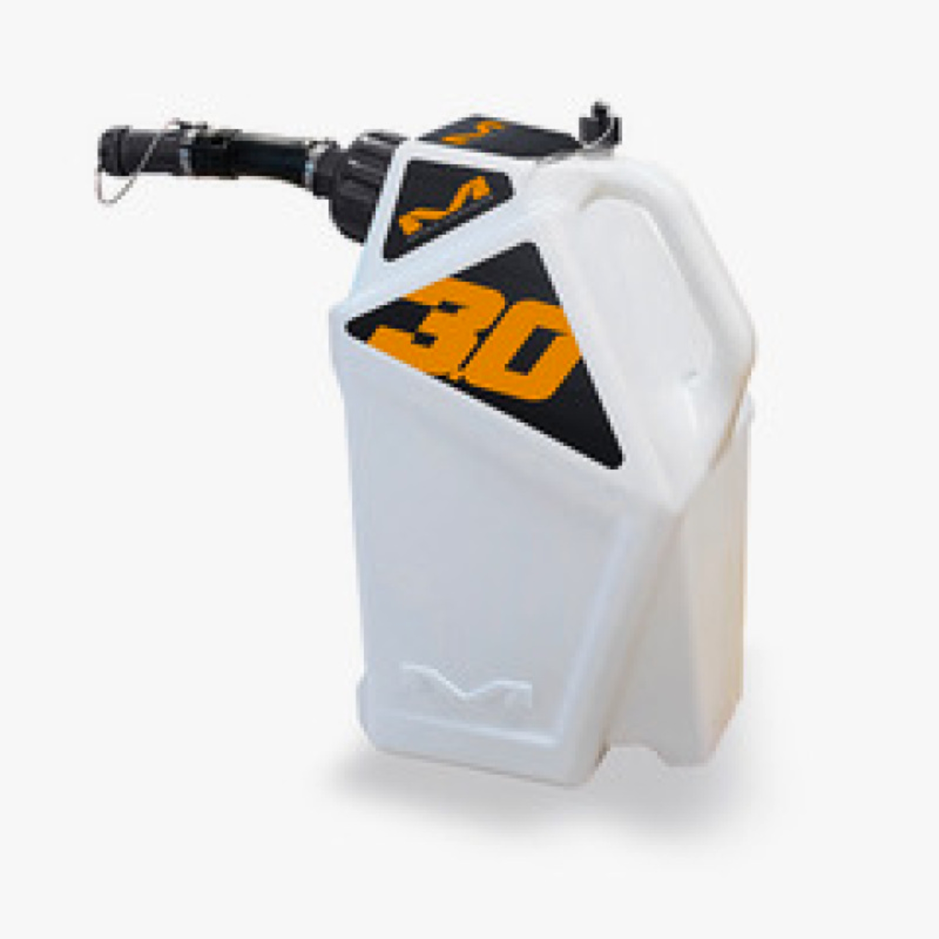 Picture of Matrix Concepts M3 0.3 Gallon Utility Can White-Orange