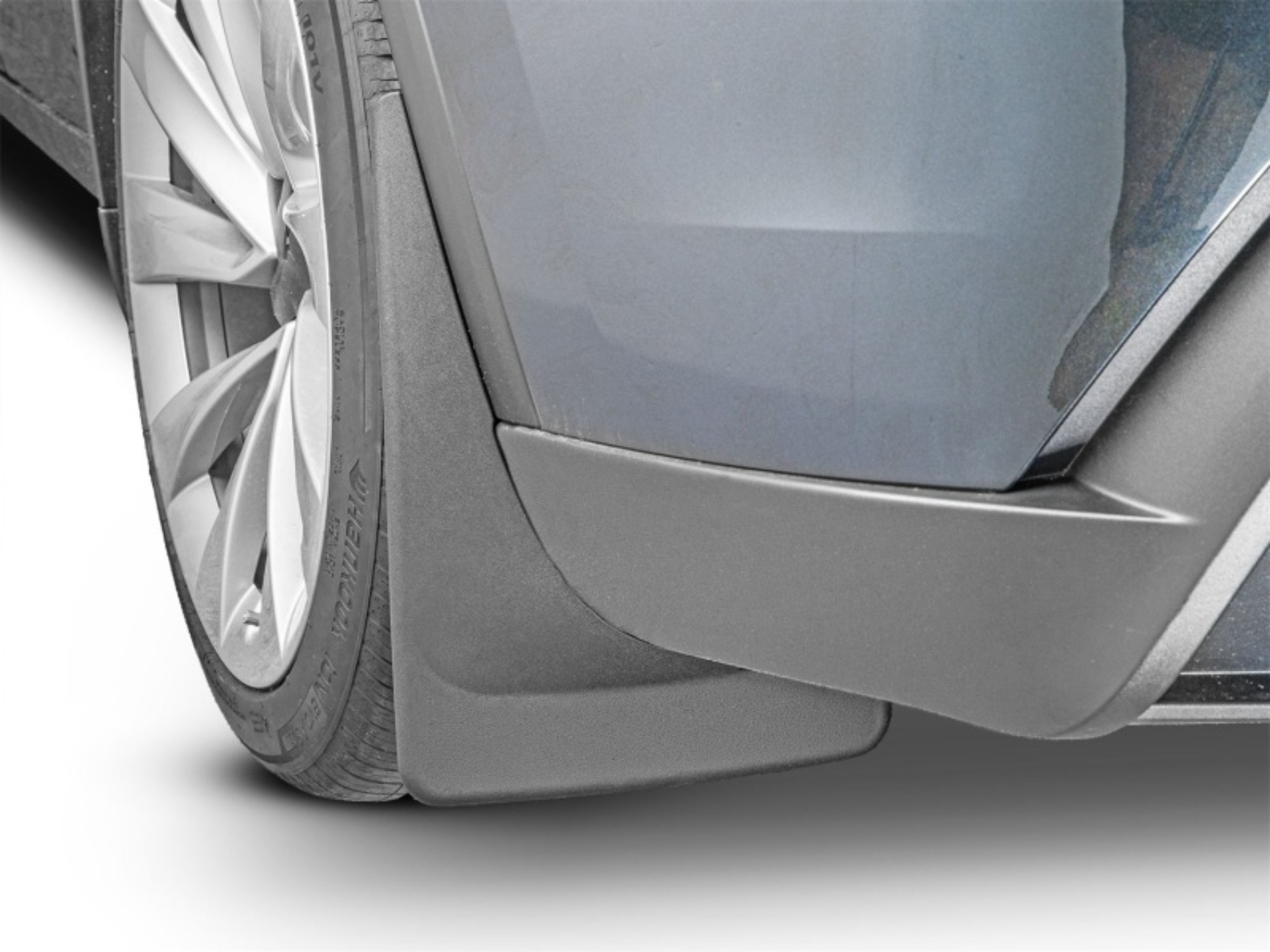 Picture of WeatherTech 2026 Tesla Model Y Rear No Drill MudFlaps - Black