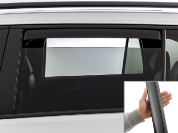 Picture of WeatherTech 18-16 Volkswagen Atlas Rear Window Deflectors - Matte Black
