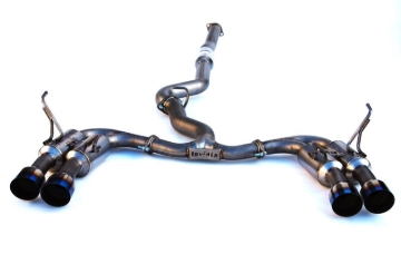 Picture of Invidia 2015+ WRX/STi Gemini 80mm Full Titanium Quad 101mm Tip Cat-Back Exhaust