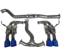 Picture of Invidia 11-14 WRX/STi Gemini 80mm Full Titanium 101mm Quad Tip Cat-Back Exhaust