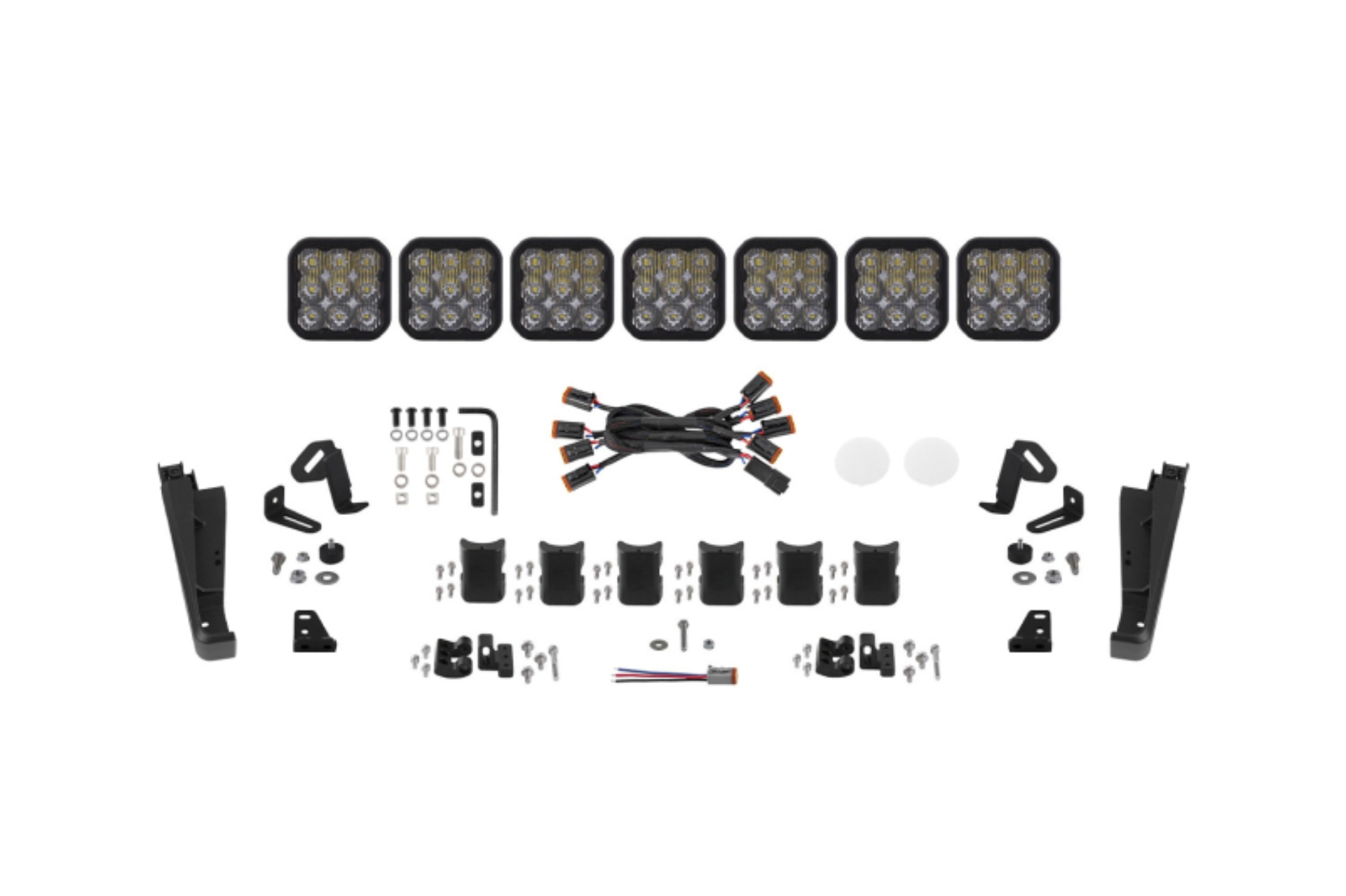 Picture of Diode Dynamics Kuat DEK 47in Wide Upgrade Kit 7-Pod SS5 Sport - White Driving