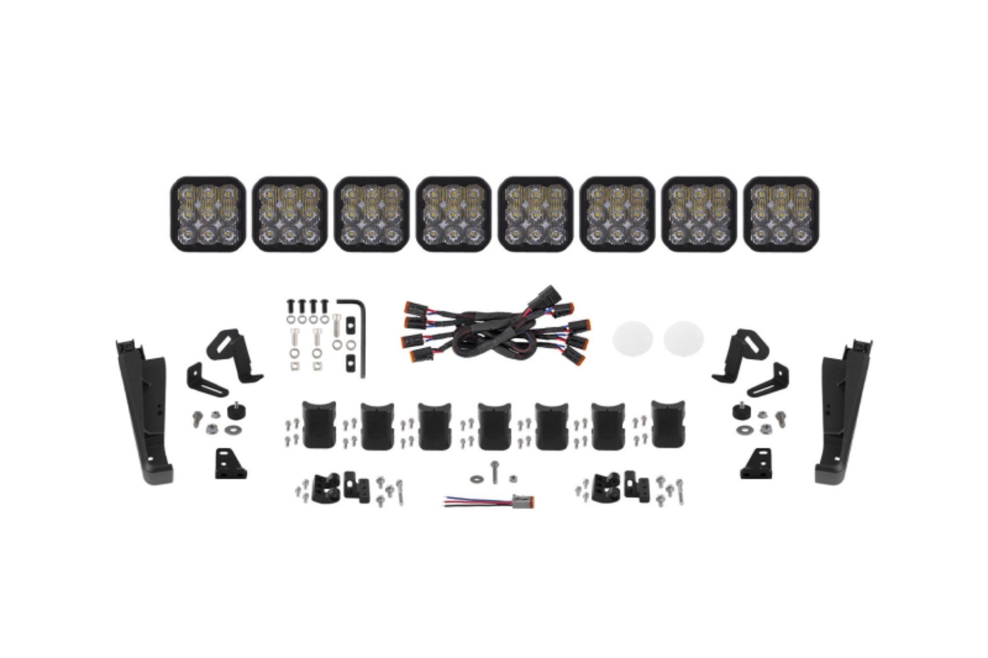 Picture of Diode Dynamics Kuat DEK 54in Wide Upgrade Kit 8-Pod SS5 Sport - White Driving