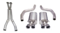 Picture of Corsa 06-11 Chevrolet Corvette C6 Z06/ZR1 Sport Cat-Back Dual Rear Exit w/ Twin 4.0in Black Tips