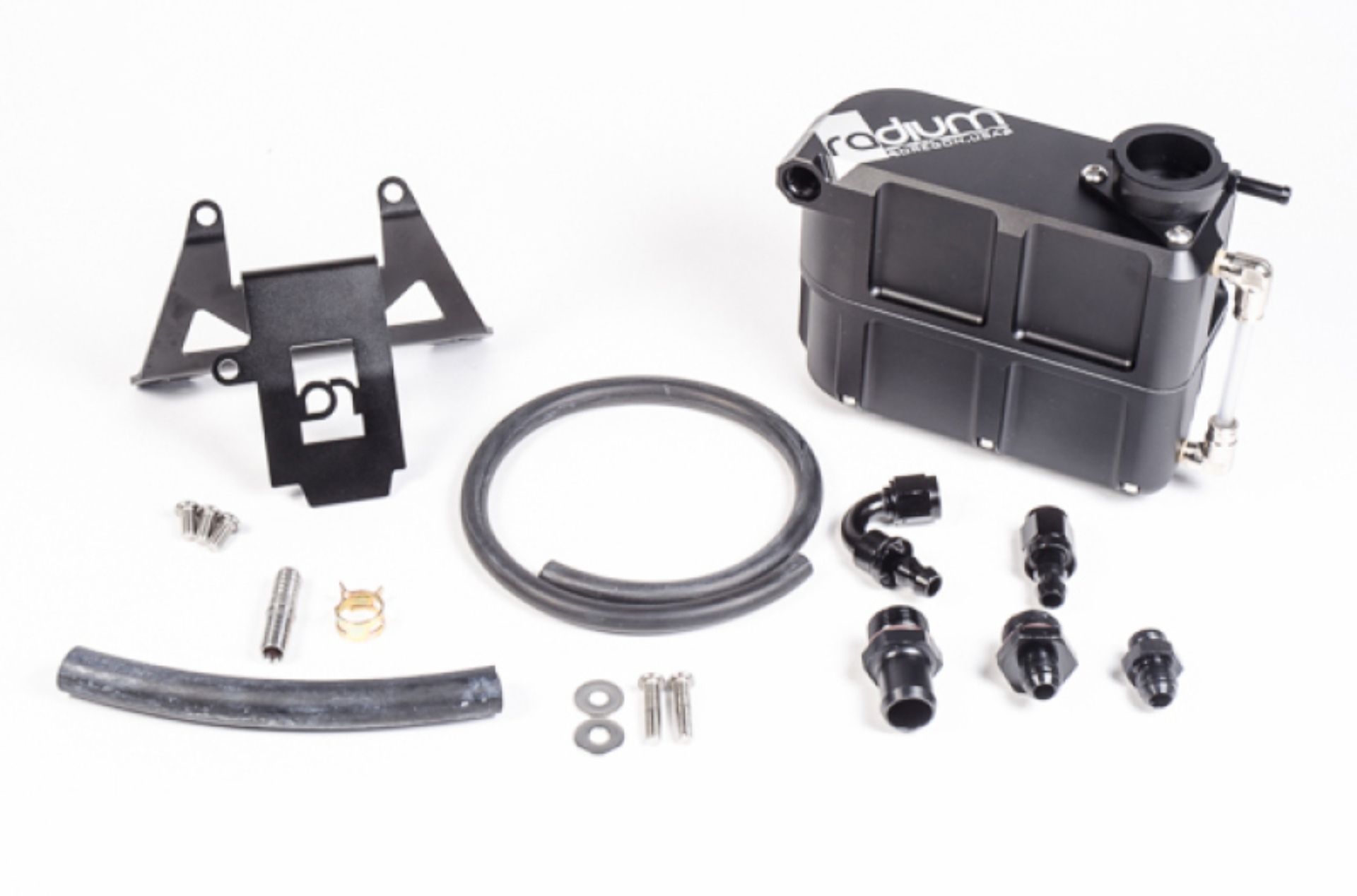 Picture of Radium Engineering 2015+ Ford Mustang GT / Boss 302 / V6 Coolant Tank Kit