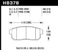 Picture of Hawk 03-07 RX8 HPS Street Rear Brake Pads (D1008)