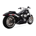 Picture of Vance & Hines 25-26 Harley Davidson Gen 2 M8 Wide Tire Softail Big Radius Exhaust System - Black