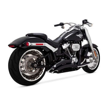 Picture of Vance & Hines 25-26 Harley Davidson Gen 2 M8 Wide Tire Softail Big Radius Exhaust System - Black
