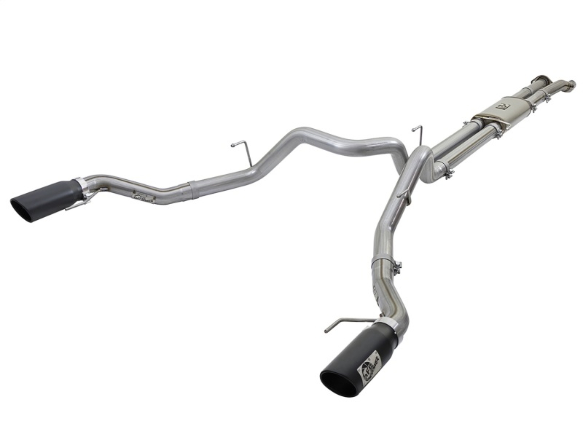 Picture of aFe MACHForce XP 3in 409-SS Exhaust Cat-Back 2017 Ford F-150 Raptor V6-3.5L (tt) w/ Black Tip