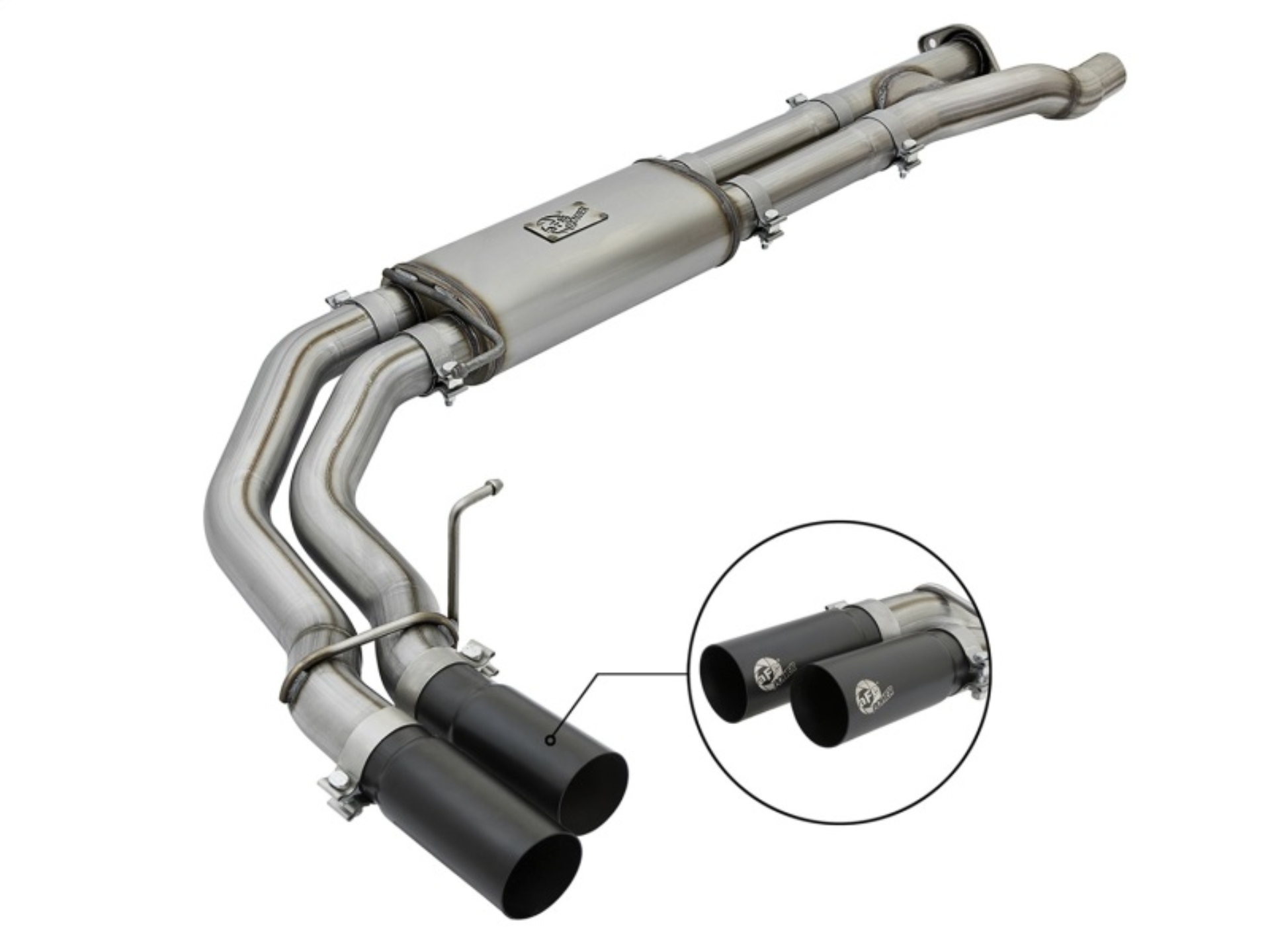 Picture of aFe POWER Rebel Series 3in 409 SS Cat Back Exhaust w/ Black Tips 17 Ford F-150 Raptor V6-3.5L