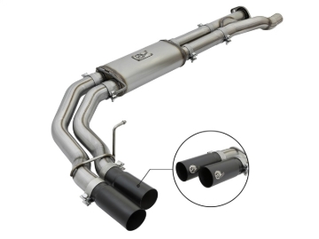 Picture of aFe POWER Rebel Series 3in 409 SS Cat Back Exhaust w/ Black Tips 17 Ford F-150 Raptor V6-3.5L