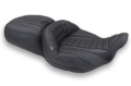 Picture of Mustang 23-26 Harley CVO Road Glide, Street Glide, Deluxe ST 1PC 2Up Blk w/ Blk Thread