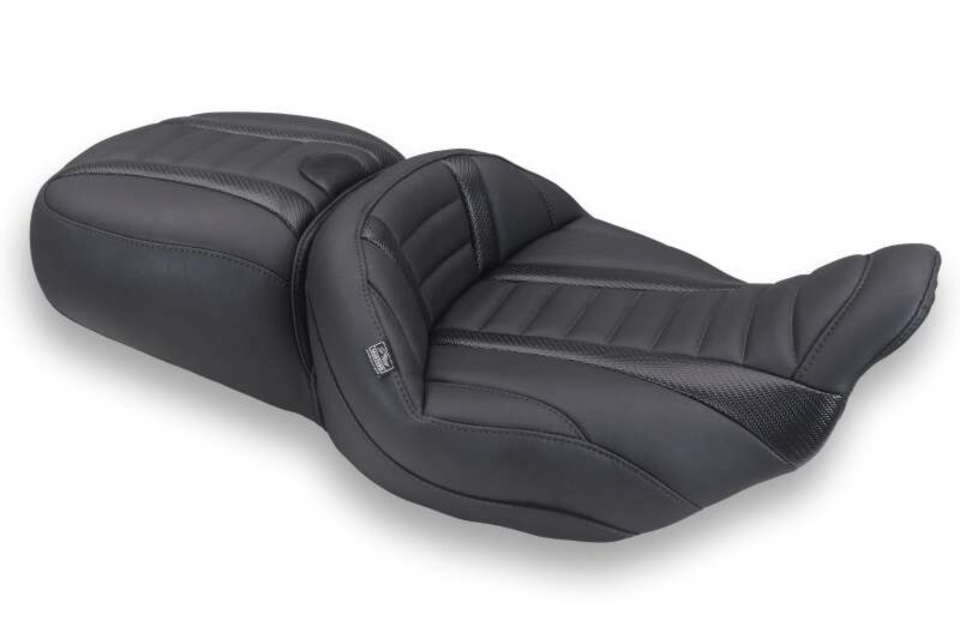 Picture of Mustang 23-26 Harley CVO Road Glide, Street Glide, Deluxe ST 1PC 2Up Blk w/ Blk Thread