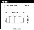 Picture of Hawk 04-05 Mazda Miata HT-10 Race Rear Brake Pads
