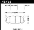 Picture of Hawk 04-05 Mazda Miata HT-10 Race Rear Brake Pads