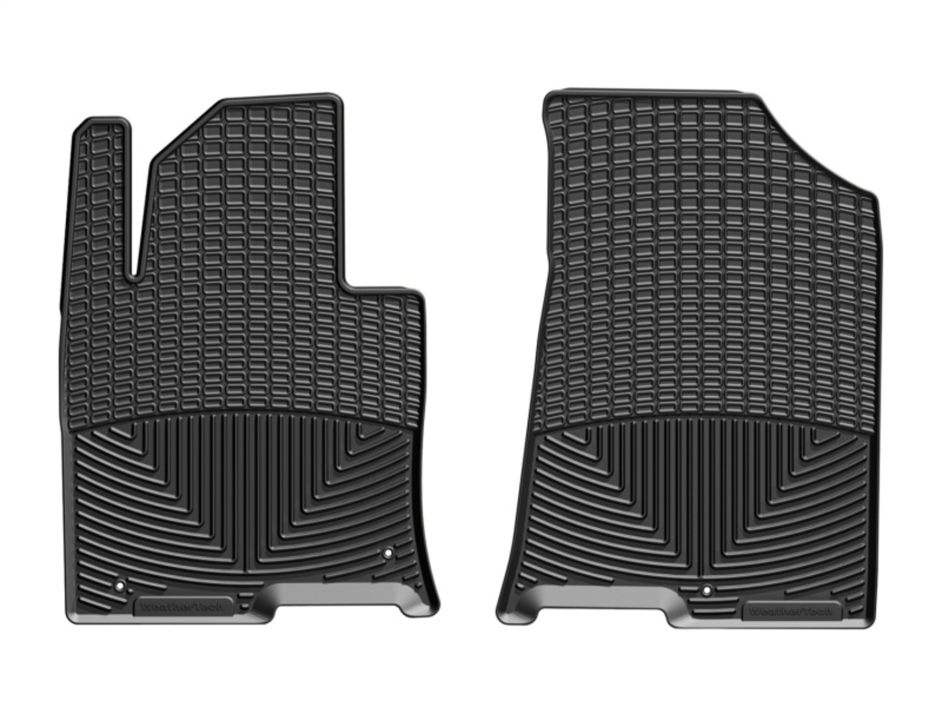 Picture of WeatherTech WT Rubber Mats-Front-Blk Floor Mats - W385