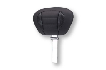 Picture of Mustang 23-26 Harley CVO Road Glide, Street Glide, Deluxe ST Driver Backrest Blk w/ Blk Thread