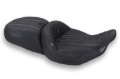 Picture of Mustang 23-26 Harley CVO Road Glide, Street Glide, Deluxe Diamond ST 1pc 2Up Blk w/ GM Gray Thread