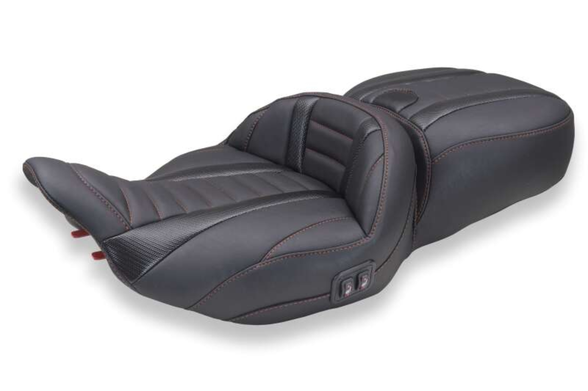 Picture of Mustang Motorcycle MMP Heated ST Reach One-Piece Motorcycle Seats - 89481AB