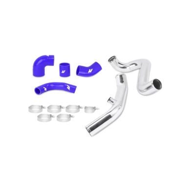 Picture of Mishimoto Mitsubishi Lancer Evolution 7/8/9 BLUE Upper Intercooler Pipe Kit
