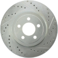 Picture of Select Sport Drilled and Slotted Brake Rotor; Front Left