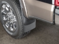 Picture of WeatherTech 2017+ Ford F250/350/450/550 (W/OEM Fender Flares/Lip ONLY) No Drill Mudflaps REAR
