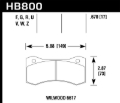 Picture of Hawk Willwood 6617 DTC-60 Race Brake Pads