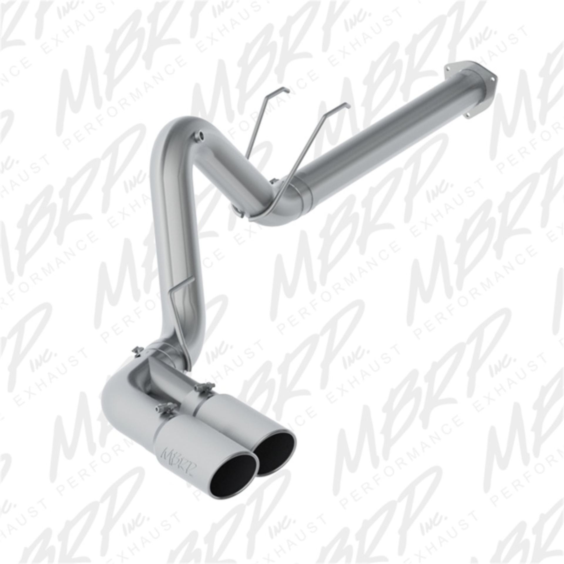 Picture of MBRP 17-19 Ford F250/350/450 6.4 L Filter Back Single Side Dual Exit Exhaust System