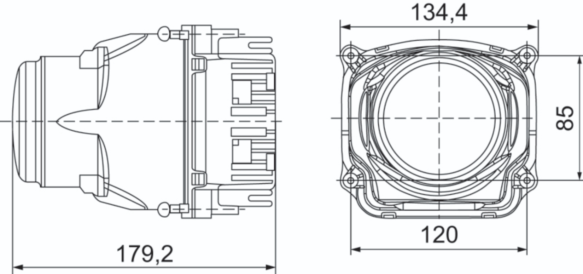 Picture of HEADLAMP DE-US A/F MD12/24 1AL