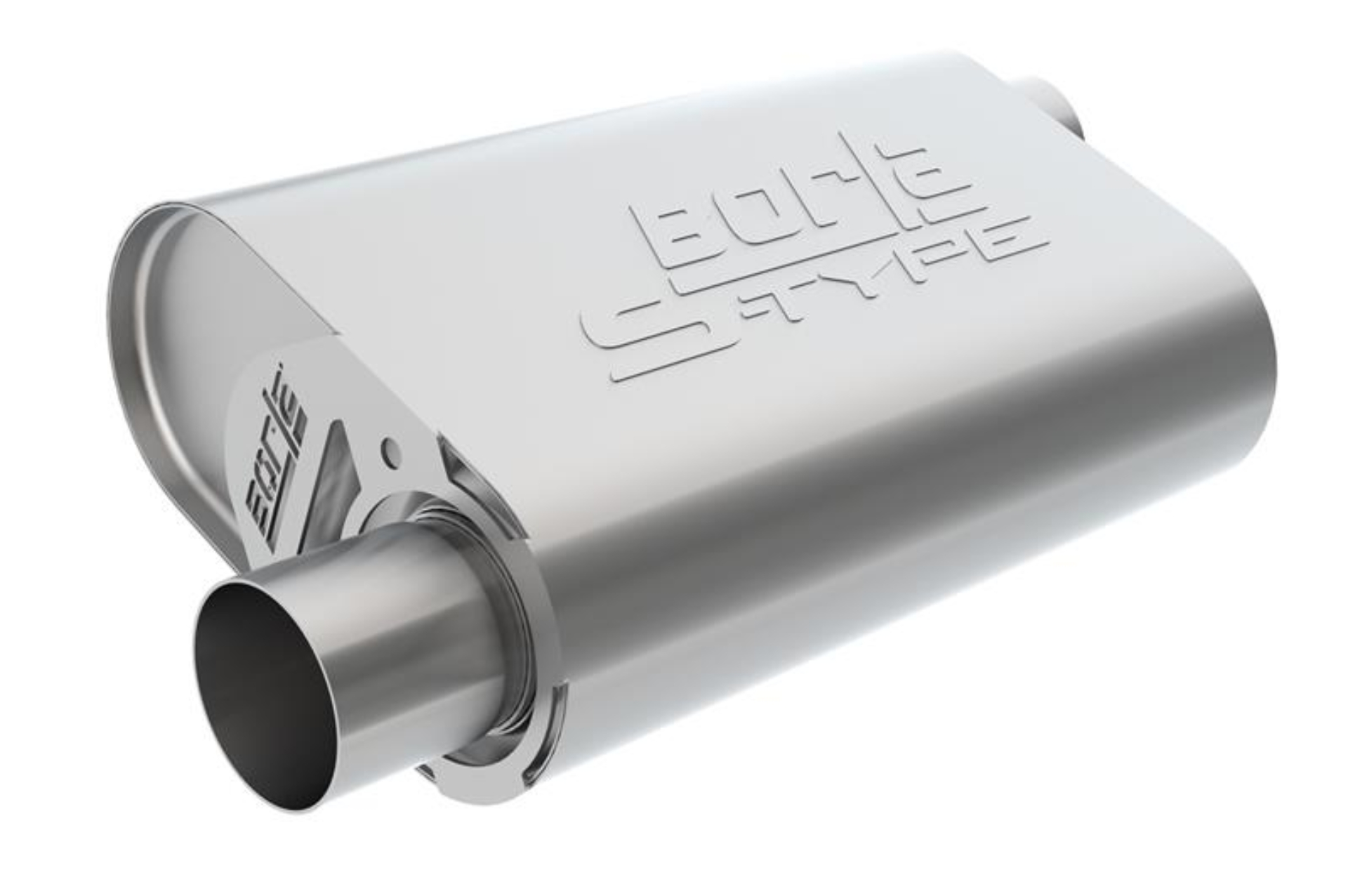 Picture of Borla CrateMuffler SBC Hot 350/383 3 inch Offset/Center 14in x 4.35in x 9in Oval Muffler