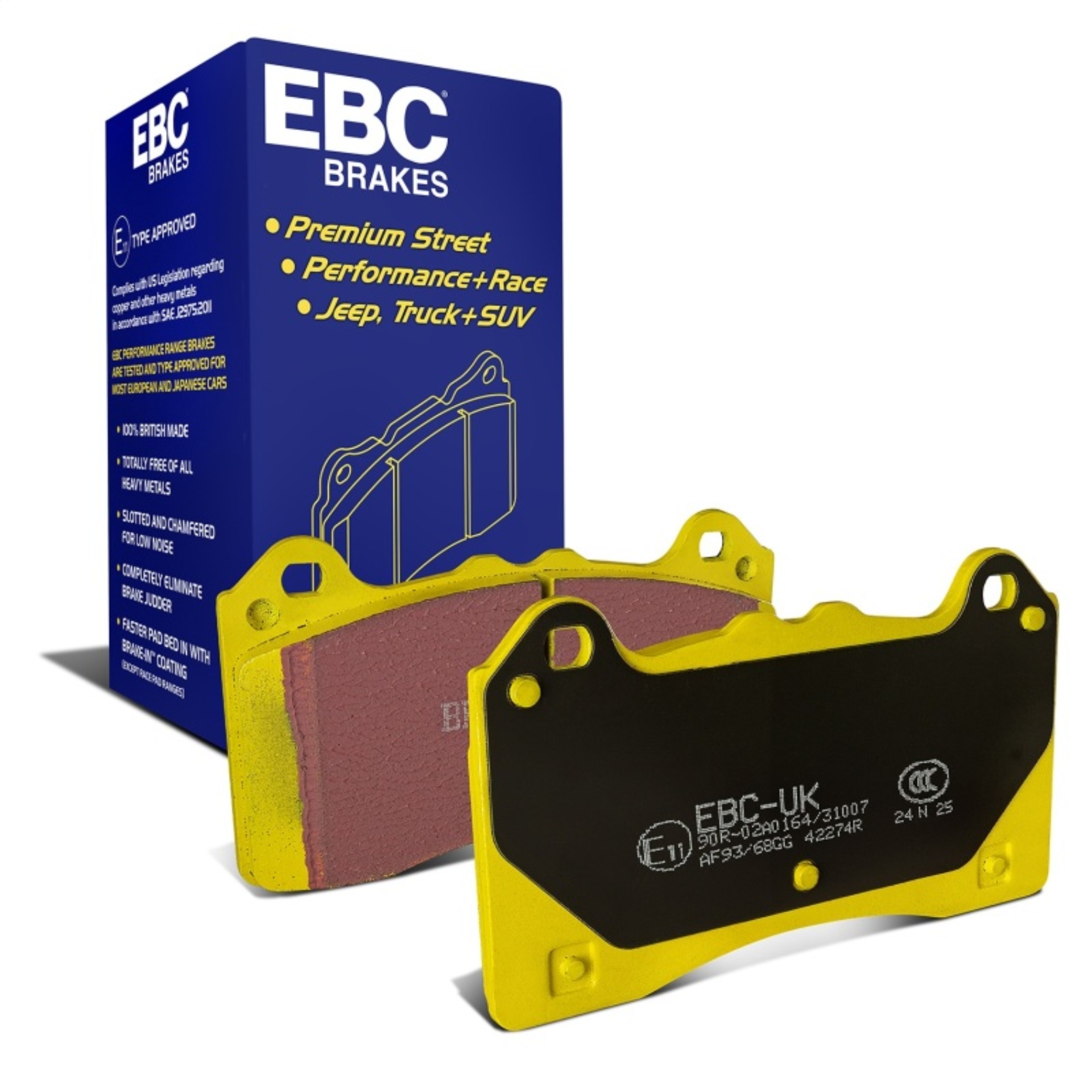 Picture of EBC 15-16 Ford Focus RS Yellowstuff Front Brake Pads