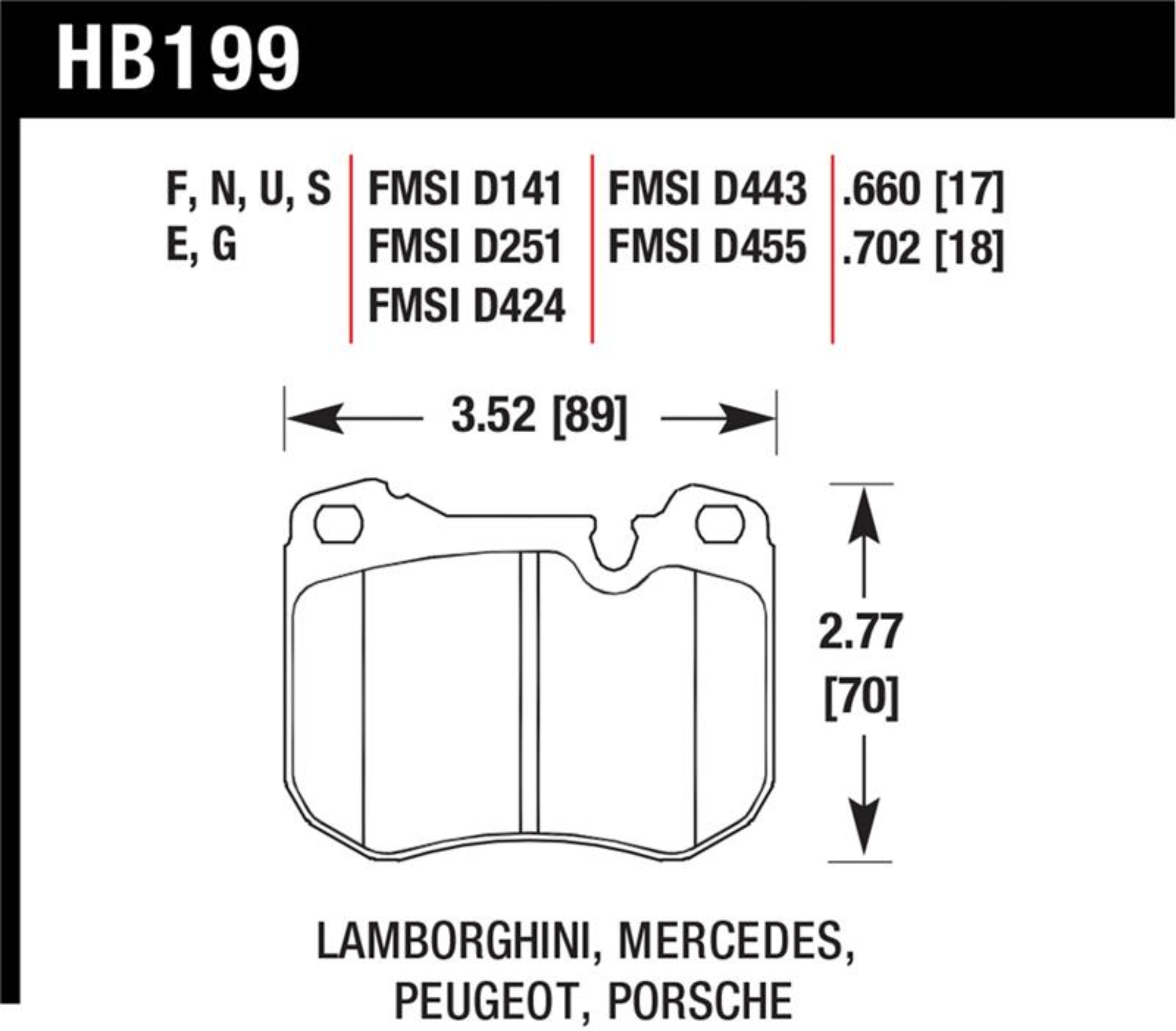 Picture of Hawk 80-92 Porsche 924 Turbo DTC-60 Race Brake Pads