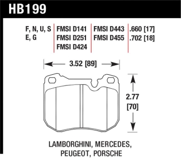 Picture of Hawk 80-92 Porsche 924 Turbo DTC-60 Race Brake Pads