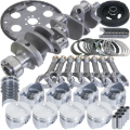 Picture of Eagle Chevrolet 350 Balanced 1Pc Rear Seal Rotating Assembly Kit .040 Bore Dome 153 Tooth Flex Plate