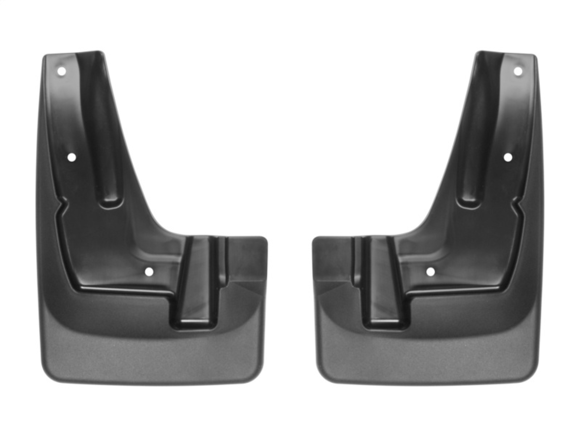 Picture of WeatherTech 2014+ Subaru Forester No Drill Mudflaps - Black (No Factor Splash Guards)