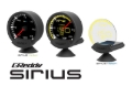Picture of GReddy Sirius Vision Display (Turbo / Press / Temp / Voltage) 68mm Clear Thin-Film EL Display Gauge