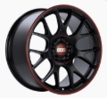 Picture of BBS CH-R Nurburgring Edition 19x9.5 5x112 ET45 Satin Black/Red Lip Wheel - 82mm PFS/Clip Req.