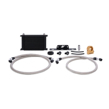 Picture of Mishimoto 10-15 Chevrolet Camaro SS Thermostatic Oil Cooler Kit - Black